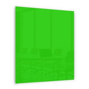 Skleněná magnetická tabule Memoboard, zelená, 80 x 60 cm