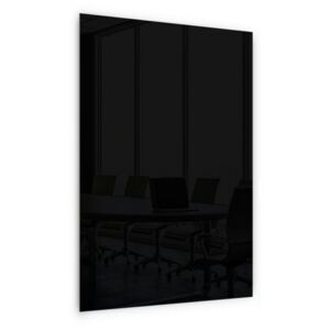 Skleněná magnetická tabule Memoboard, černá, 200 x 100 cm