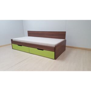 Kvalitní rozkládací postel nebo pohovka Monika s volně loženými matracemi