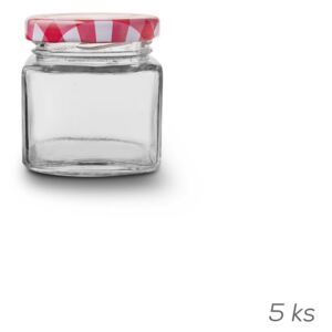 Zavařovací sklenice s víčkem 0,05 l 5 ks ORION