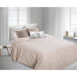Luxusní přehoz na postel STARS 220x240 cm béžový Mybesthome