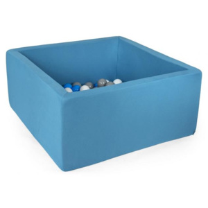 Misioo Dětský bazének hranatý s míčky 200 ks barva: Modrá