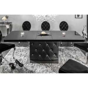 Jídelní stůl CHESTERFIELD 160-200 CM rozkládací, černý Nábytek | Jídelní prostory | Jídelní stoly | Všechny jídelní stoly