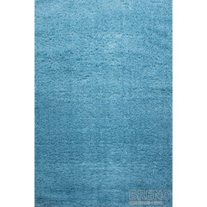 Chlupatý kusový koberec Ancona 9000 Turkis | tyrkysový Typ: kulatý 160 cm