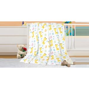 Fleecová deka Ella žirafky