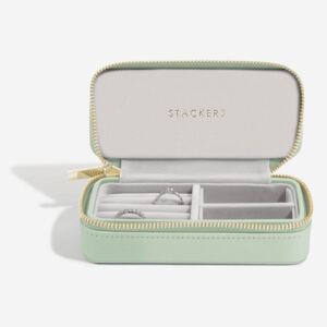 Stackers, Cestovní šperkovnice Sage Green Medium Travel | zelená
