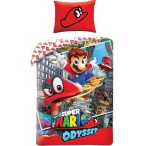 Dětské povlečení bavlna Super Mario 140x200+70x90 cm