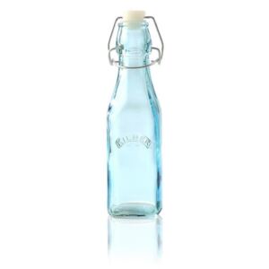 Skleněná lahvička s klipem Blue 250 ml