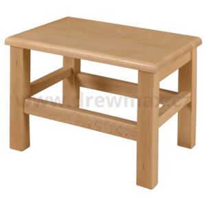 Drewmax KT254 - Dřevěná stolička v.26cm - Dub