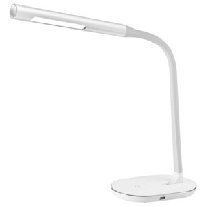 Solight LED stolní lampička stmívatelná, 8W, 4500K, USB bílá