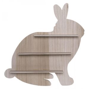 Dřevěná polička Rabbit Nature (kód BDAY12 na -20 %)