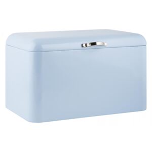Plechový box na pečivo Light blue - vysoký