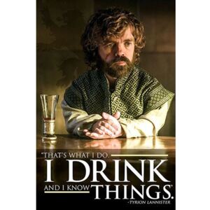Pyramid International Plakát Game of Thrones - Drinking Tyrion