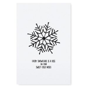 Obrázek/pohlednice Every snowflake