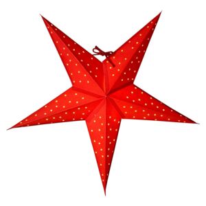 Závěsná svítící hvězda Stella Red 52 cm