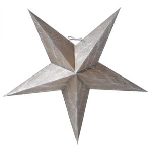 Závěsná svítící hvězda Anis Silver 66 cm (kód PAPALETO na -20 %)