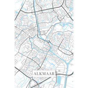 Mapa Alkmaar white