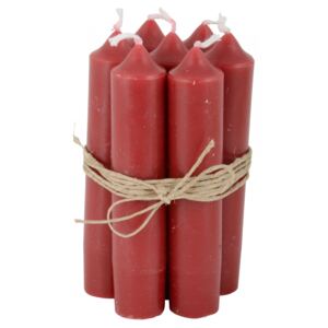 Svíčka Red - 6 ks (kód PODZIM2020 na -20 %)