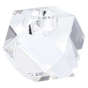 Nízký skleněný svícen Crystal (kód PODZIM2019 na -20 %)