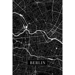 Mapa Berlin black