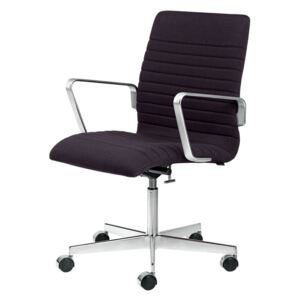 Fritz Hansen Kancelářská židle Oxford Premium, brown dark blue