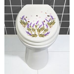 Magnet 3Pagen Obrázek na WC prkénko Levandule