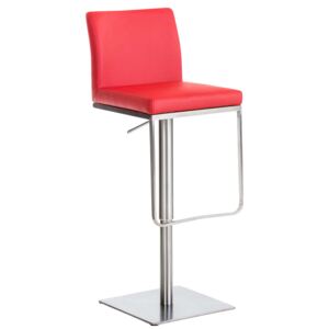 Barová židle Pamela nerez Barva Červená