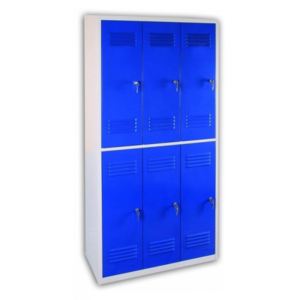 Víceboxová šatní skříň 89L tmavě modrá - ral 5010