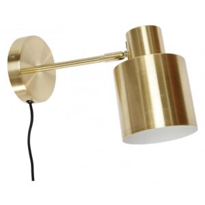 Nástěnná kovová lampička Brass
