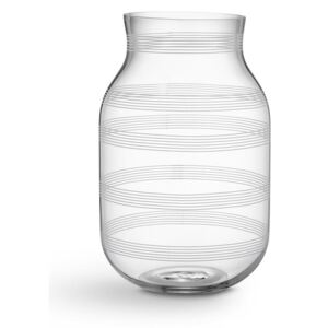 Skleněná váza Omaggio Transparent 28 cm