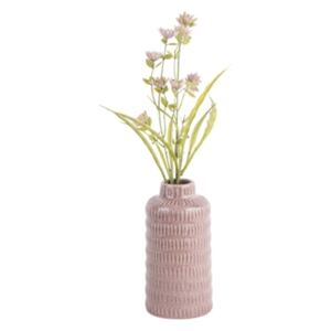 Keramická váza Nostalgia vysoká 17,5 cm Present Time (Barva- světle růžová)