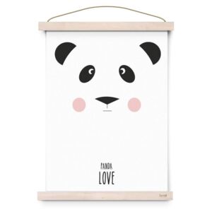 Plakát do dětského pokojíčku Panda Love A3 + kód DNYM2017 na -20 %