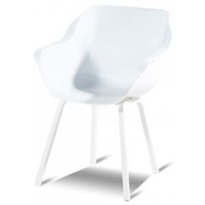 Hartman Sophie Element - jídelní židle plastová s ALU podnoží Sophie - barva židle: Royal White