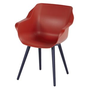 Hartman Sophie Studio - jídelní židle plastová s ALU podnoží Sophie - barva židle: Vulcano Red