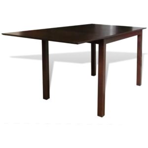 PerfektníDomov Rozkládací jídelní stůl - hnědý | 150 cm