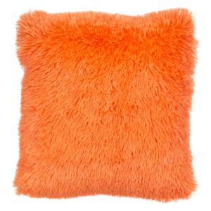 TOP Luxusní povlak na polštářek s dlouhým vlasem 40x40 - Oranžová