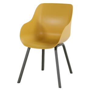 Hartman Sophie Organic Element - jídelní židle s alu podnoží Sophie - barva židle: Curry Yellow