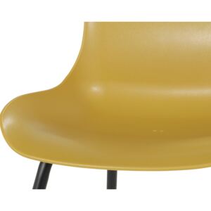 Hartman Sophie Rondo jídelní židle s alu podnoží Sophie - barva židle: Curry Yellow