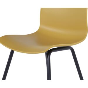 Hartman Sophie Rondo Wave - jídelní židle s alu podnoží Sophie - barva židle: Curry Yellow