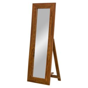 Zrcadlo Rami 60x170 z indického masivu palisandr, Only stain