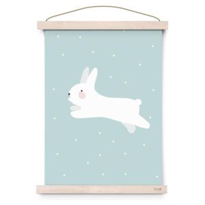 Plakát do dětského pokojíčku White Rabbit A3 (kód PODZIM2019 na -20 %)
