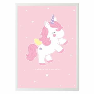 Dětský plakát Baby Unicorn 50x70 cm