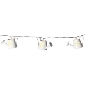 Světelný LED řetěz s konvičkami Tin Can