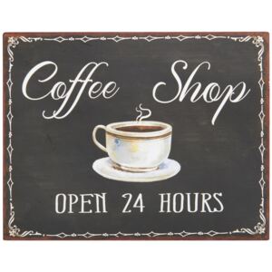 Plechová cedule Coffee Shop