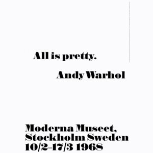 Plakát Andy Warhol - All is pretty