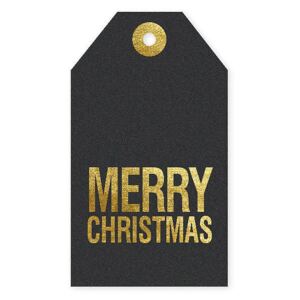 Vánoční štítek Merry Christmas 10,5cm (kód VANOCE18 na -20 %)