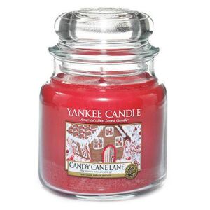 Svíčka Yankee Candle 411gr - Candy Cane Lane