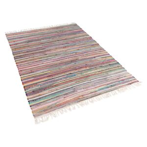 Krátkovlasý světlý barevný bavlněný koberec 140x200 cm - DANCA