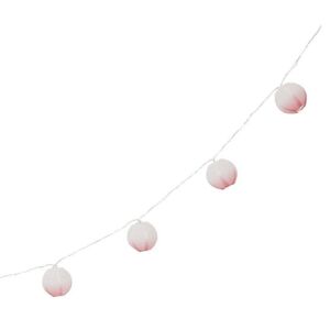Papírový LED řetěz s lampionky Pinky