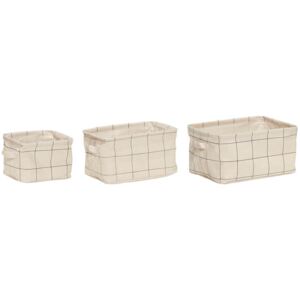 Úložné košíky Squares - set 3ks (kód PODZIM2020 na -20 %)